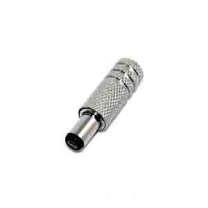 2.1x5.5x9.5mm metal DC male jack